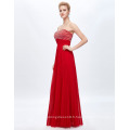 Grace Karin Bustier sans bretelles longue robe de bal rouge CL3083-1